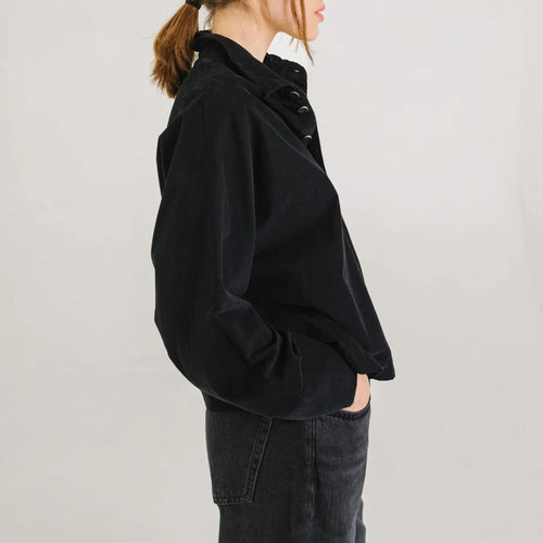 SACRECOEUR Joanie Cord Shirt in Black