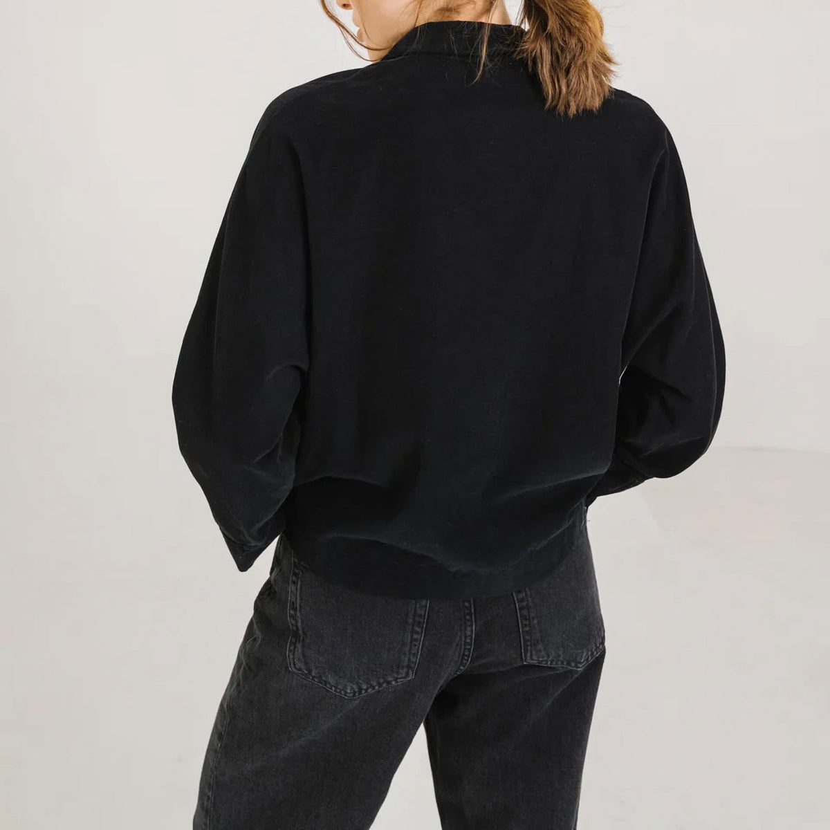 SACRECOEUR Joanie Cord Shirt in Black