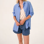 SACRECOEUR Julie Bora Shirt in Blue