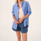 SACRECOEUR Julie Bora Shirt in Blue