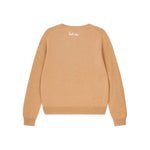 JUMPER 1234 Cashmere Naughty Crew in Sandstone