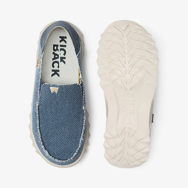 KICKBACK Couch Classic Woven Canvas Shoes in Navy