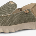 KICKBACK Couch Classic Vibe Woven Canvas Shoes in Khaki