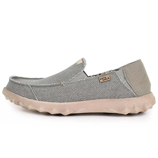 KICKBACK Couch Classic Woven Canvas Shoes in Rocket Grey