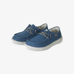 KICKBACK Lounger Woven Canvas Shoes in Blue
