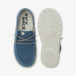 KICKBACK Lounger Woven Canvas Shoes in Blue