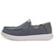 KICKBACK Barbeach Linen Shoes in Blue Grey