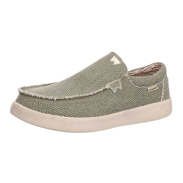 KICKBACK Don Juan Woven Canvas Shoes in Sunkissed Khaki