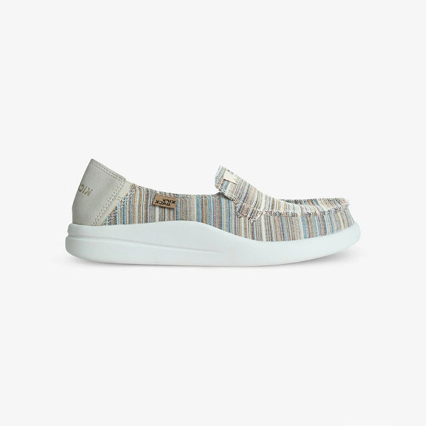 KICKBACK Rizzo Canvas Pale Stripes Shoes in Pastels