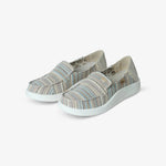 KICKBACK Rizzo Canvas Pale Stripes Shoes in Pastels