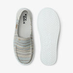 KICKBACK Rizzo Canvas Pale Stripes Shoes in Pastels