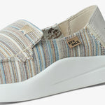 KICKBACK Rizzo Canvas Pale Stripes Shoes in Pastels
