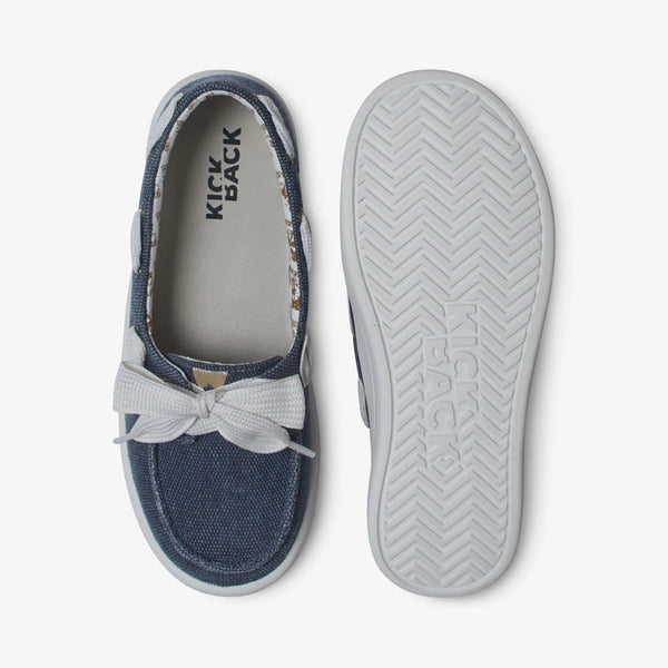 KICKBACK Funseeker Woven Canvas Shoes in Navy