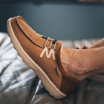 KICKBACK Lounger Lux Cosy Shoes in Tan
