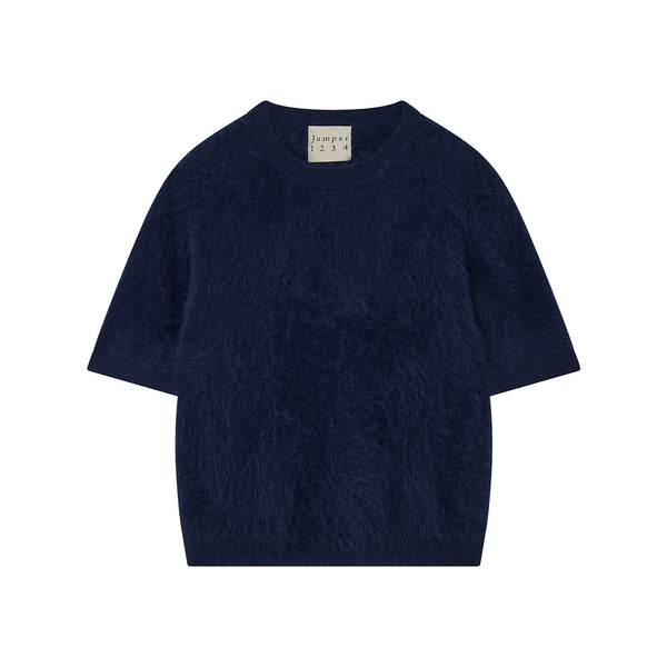 JUMPER 1234 Brushed Cashmere T-Shirt in Cosmos