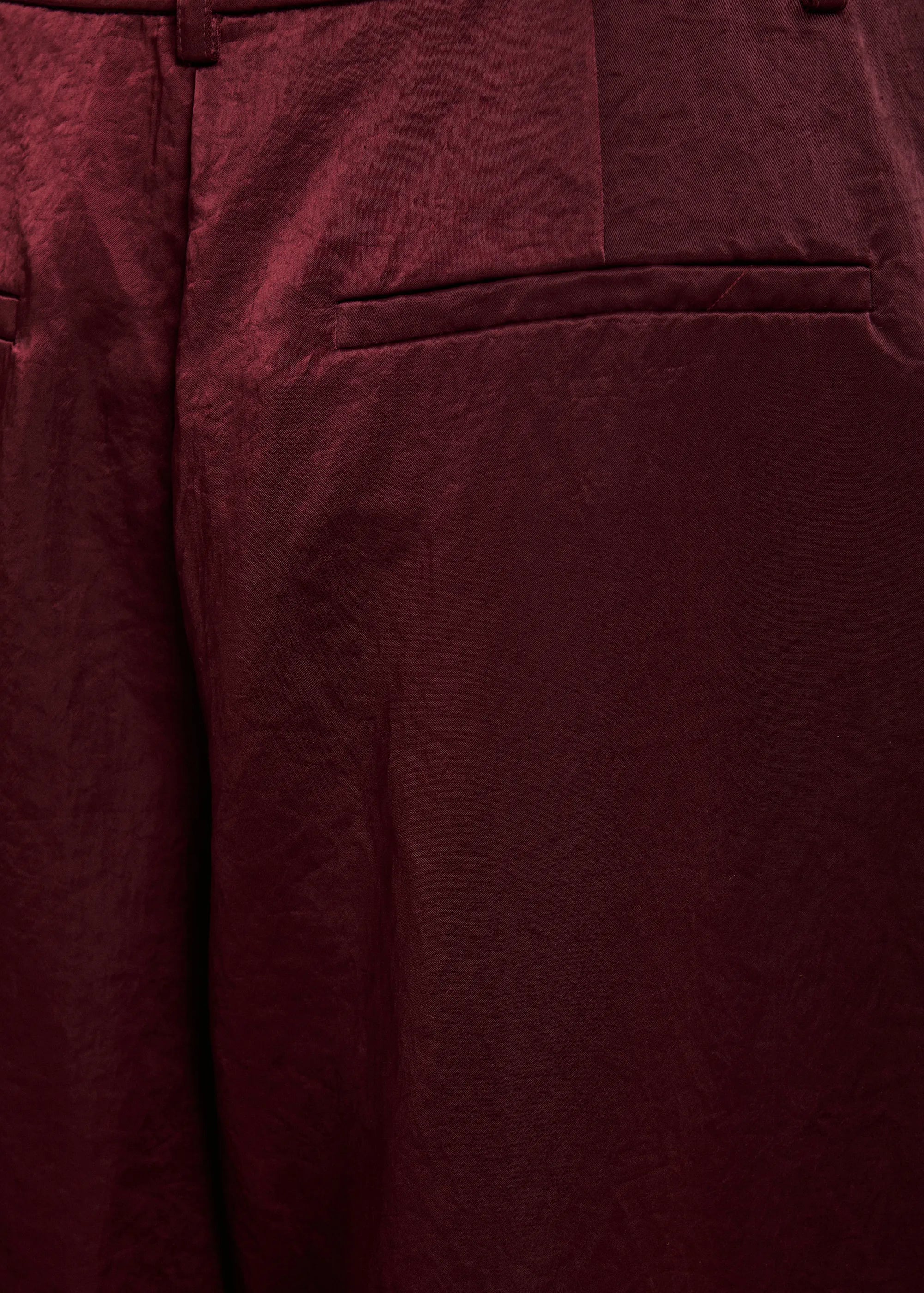 ESSENTIEL ANTWERP Karmen Wide Leg Trousers in Wine