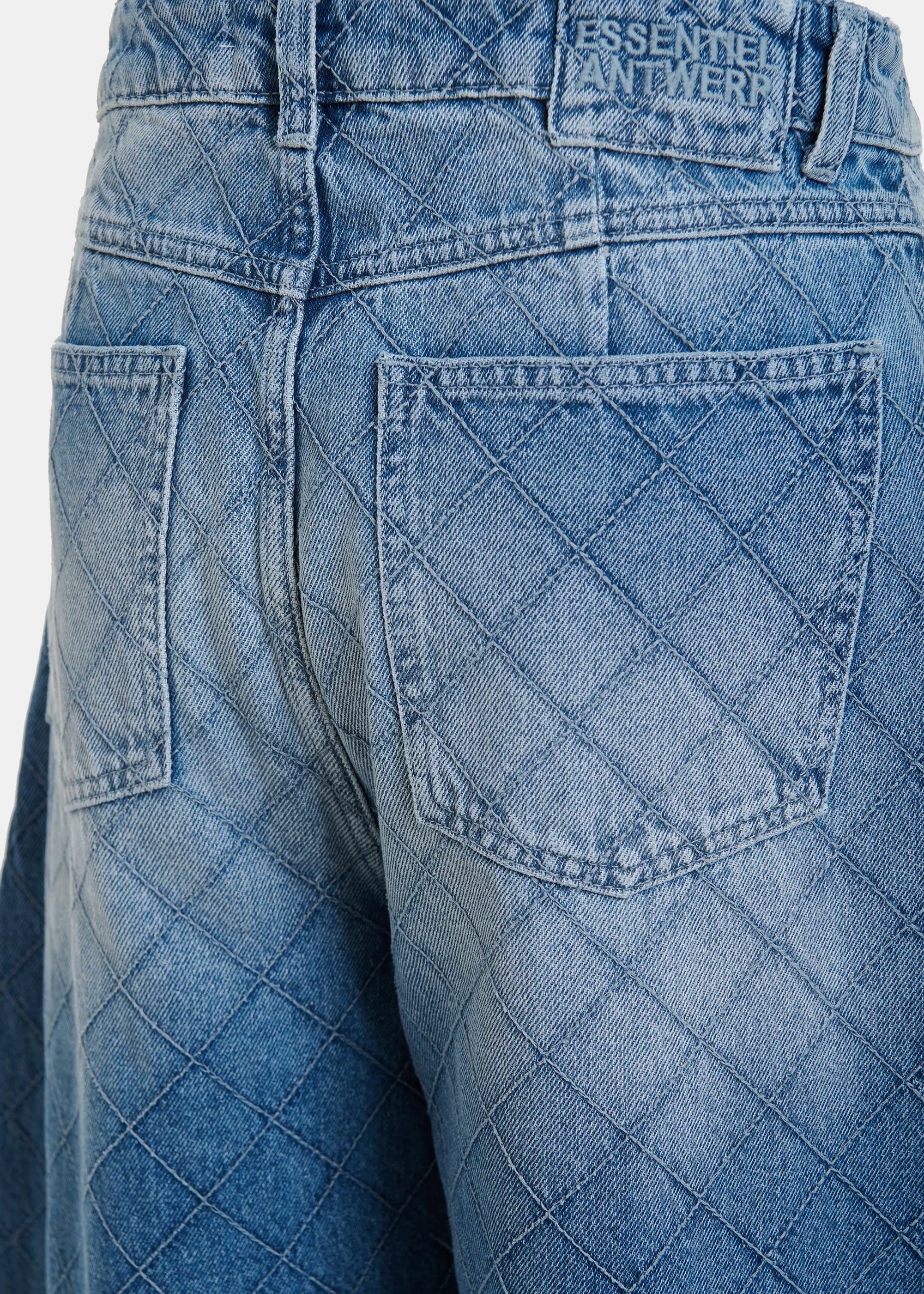 ESSENTIEL ANTWERP Katsu Barrel Leg Jeans in Aquamarine