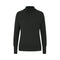 LOOP CASHMERE Bridget Cashmere Polo Neck Sweater in Black