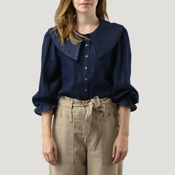 ORFEO Kid Blouse in Chambray