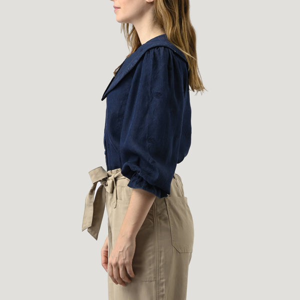 ORFEO Kid Blouse in Chambray