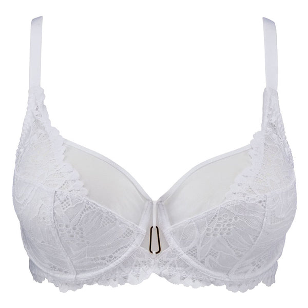 AUBADE Flowermania Shoulder Full Cup Bra in White