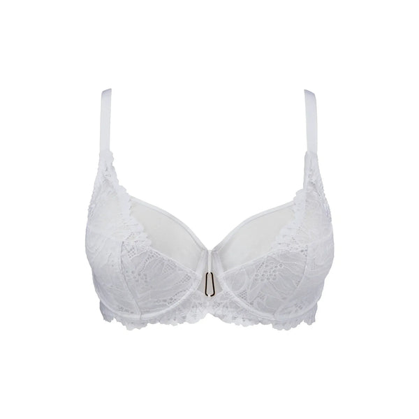 AUBADE Flowermania Shoulder Full Cup Bra in White