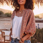 M.A.B.E Laney Print Jacket in Multi