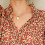 M.A.B.E Laney Print Long Sleeve Top in Multi