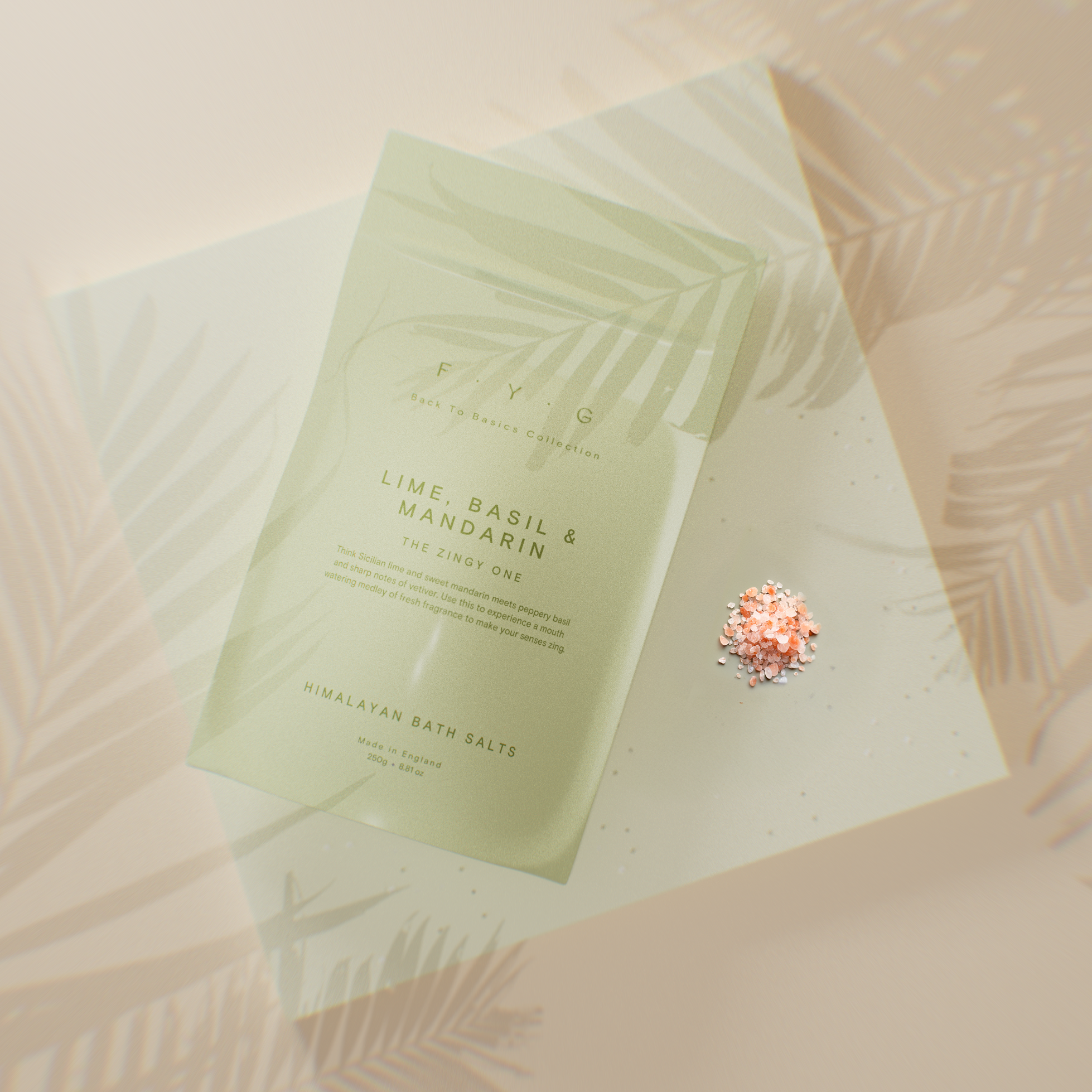 FYG Lime, Basil & Mandarin Bath Salts