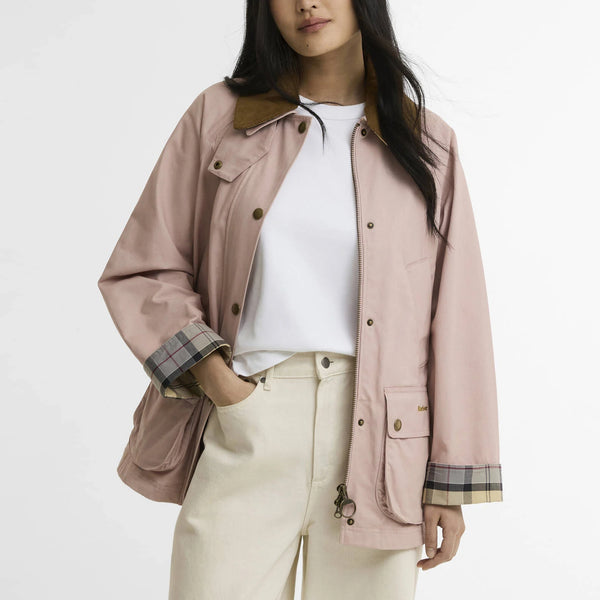 BARBOUR Modern Beadnell Casual Jacket in Gardenia/Dress/Beige
