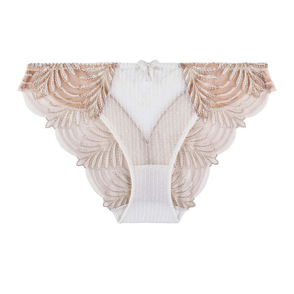 AUBADE Hypnolove Italian Brief in Gold Feather