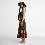 BARBOUR x FARM RIO Wild Flower Dress in Navy