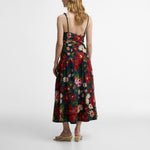 BARBOUR x FARM RIO Wild Flower Dress in Navy