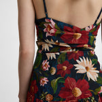 BARBOUR x FARM RIO Wild Flower Dress in Navy