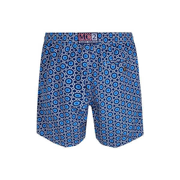MC2 SAINT BARTH Lighting 70 Swimshorts in Geo Kaleidos