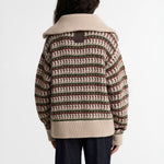 BARBOUR Burley Knitted Cardigan in Multi