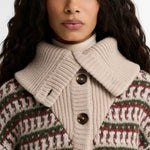BARBOUR Burley Knitted Cardigan in Multi