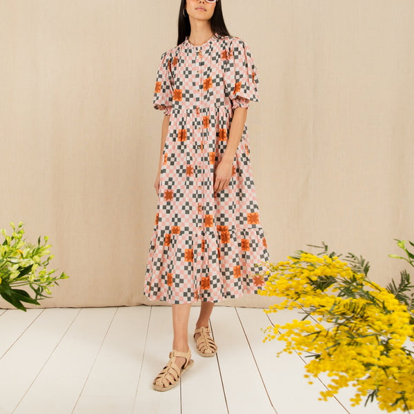 BONTE Loane Dress in Rose/Multi