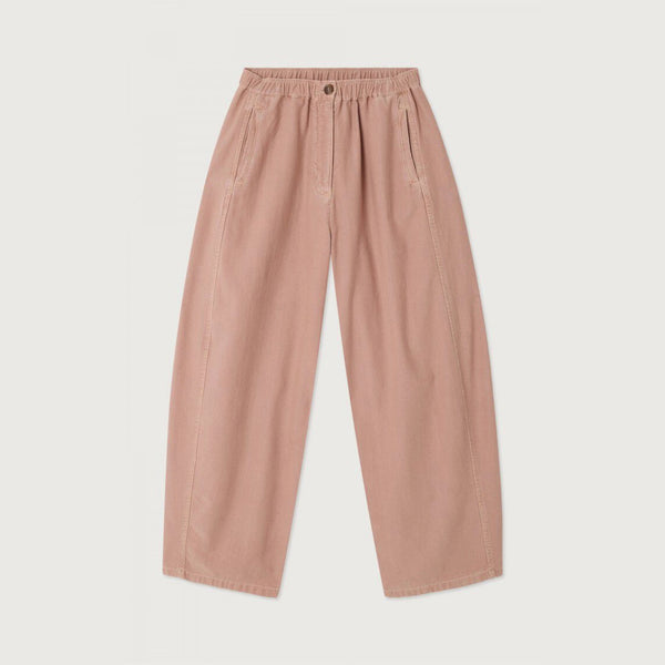 AMERICAN VINTAGE Lofway Balloon Cut Jogging Trousers in Stone Pink