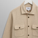 WAX LONDON Lomond Overshirt in Natural