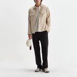 WAX LONDON Lomond Overshirt in Natural