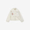 BARBOUR x FARM RIO Lotus Quilted Jacket in White Rose