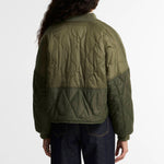 BARBOUR Ravenshill Reversible Quilted Jacket in Olive/Fern/Ancient