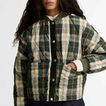 BARBOUR Ravenshill Reversible Quilted Jacket in Olive/Fern/Ancient