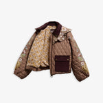 BARBOUR x Farm Rio Anamaria Quilted Jacket in Heart of Tropics/Banana Print