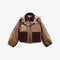 BARBOUR x Farm Rio Anamaria Quilted Jacket in Heart of Tropics/Banana Print
