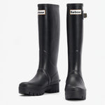 BARBOUR Snowdon Tall Welly Boots in Black