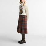 BARBOUR x Farm Rio Allamanda Skirt in Tropical Tea