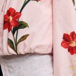 BARBOUR x FARM RIO Madelena Showerproof Jacket in Pink Eden Bloom
