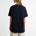 BARBOUR x FARM RIO Wild Flower T Shirt in Navy